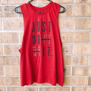 The Nike Tee Athletic-Cut Just Do It Dri-Fit Tank